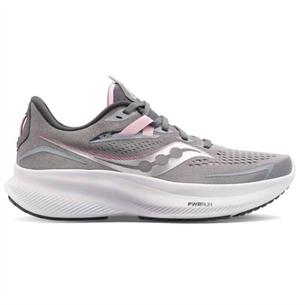 NEW SAUCONY women's guide 14 running shoe in alloy/quartz